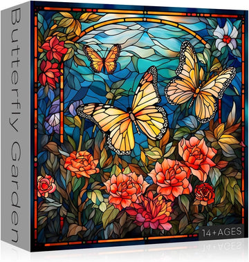 Schmetterlingsgartenpuzzle 1000 Stücke